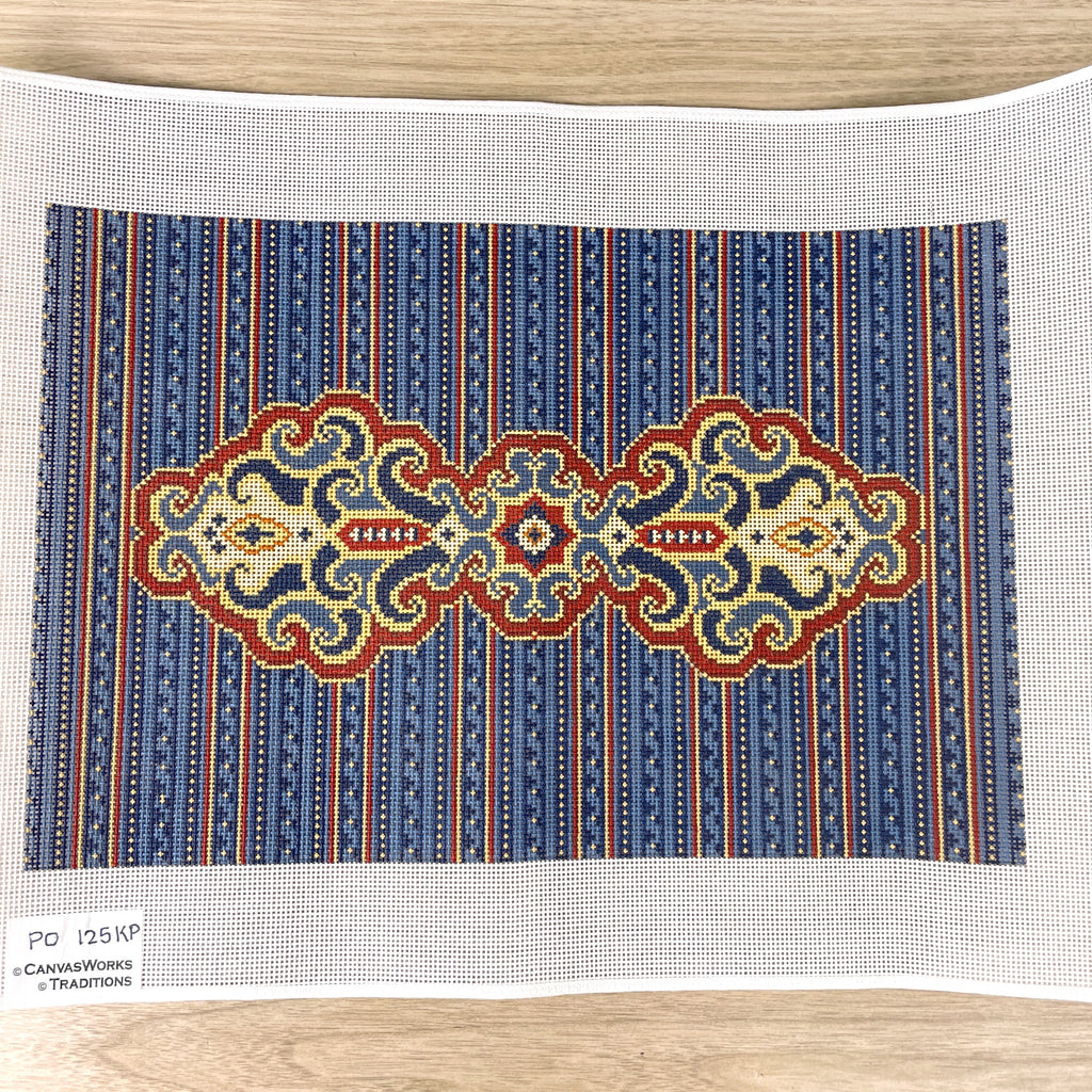 CanvasWorks Traditions Etruscan Stripes needlepoint canvas PO125KP