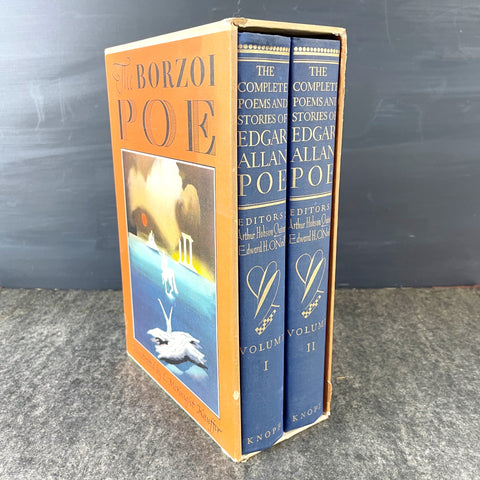 The Complete Poems and Stories of Edgar Allan Poe - 1967 Borzoi slipcase set