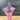 Mosser Glass pink iridescent jack in a pulpit vase - vintage art glass - NextStage Vintage