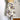 Vintage half apron – white with purple floral and berry print – rickrack trim - NextStage Vintage