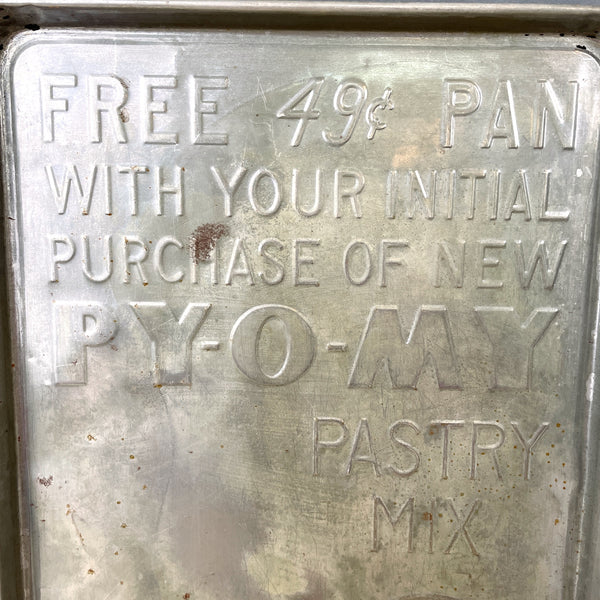 PY-O-MY advertising sheet pan - vintage bakeware - NextStage Vintage
