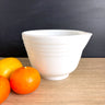 Pyrex Hamilton Beach #19 small milk glass mixing bowl with spout - NextStage Vintage