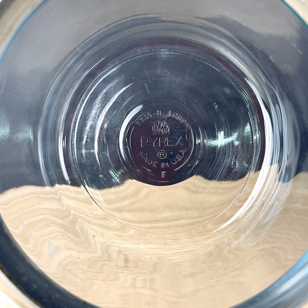 4 cup Pyrex Clear Glass Percolator - no interior parts -vintage - NextStage Vintage