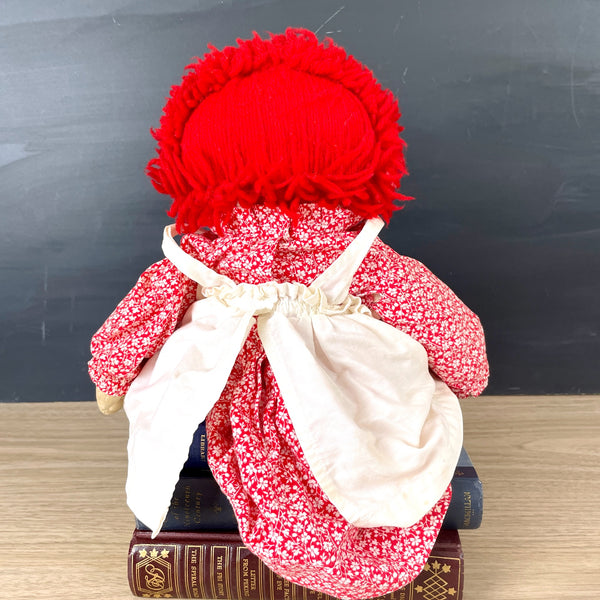 Raggedy Ann doll 20" - handmade - 1960s vintage - NextStage Vintage