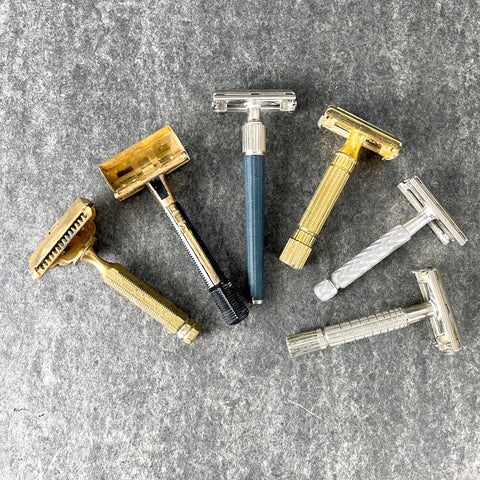 Safety razor lot of 6 - Gillette, Gem, Ever-Ready - vintage razors - NextStage Vintage