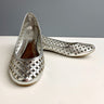 Kenneth Cole Reaction silver metallic flats - size 7.5 - NextStage Vintage
