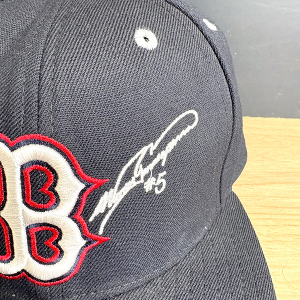 Boston Red Sox Nomar Garciaparra New Era Authentic Collection early 2000s wool MLB fitted cap - size 7 3/4
