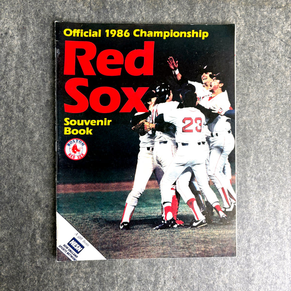 Boston Red Sox 1986 Championship souvenir book and program - set of 2 - NextStage Vintage