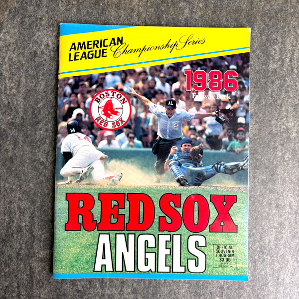Boston Red Sox 1986 Championship souvenir book and program - set of 2 - NextStage Vintage