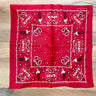 Levi's wash fast red cowboy bandana - vintage 1970s - NextStage Vintage