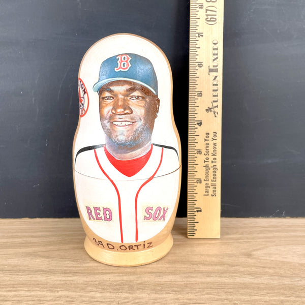 Red Sox 2007 nesting dolls - Ortiz Ramirez Varitek Crisp Lowell