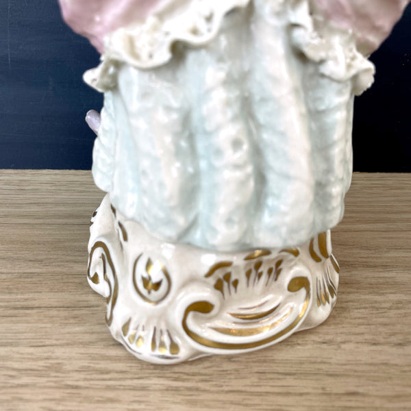 Cordey romantic regency woman porcelain figurine #5084B - 1940s vintage - NextStage Vintage