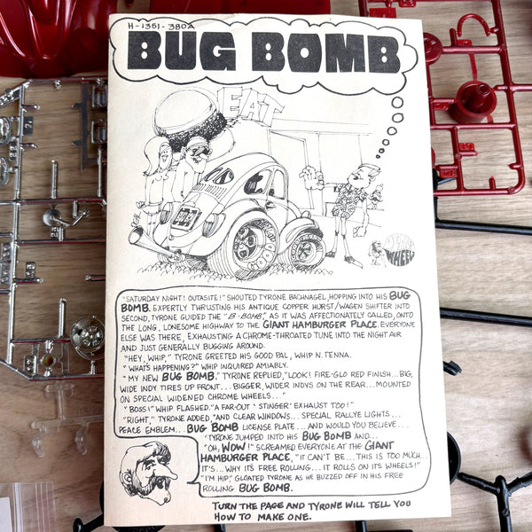 Revell Deal's Wheels Bug Bomb VW 1/25 scale model kit - 1970 issue