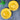 Fitz and Floyd Ricamo Yellow salad plates - set of 2 - NextStage Vintage