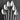 6 Wm Rogers Beloved IS silver plate iced tea spoons flatware - 1940s vintage