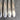 6 Wm Rogers Beloved IS silver plate modern hollow handle grille knives flatware - 1940s vintage