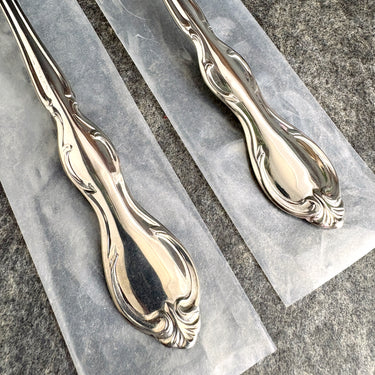 Pair of 1847 Roger's Bros. Cotillion Stainless Dinner Forks - NextStage Vintage