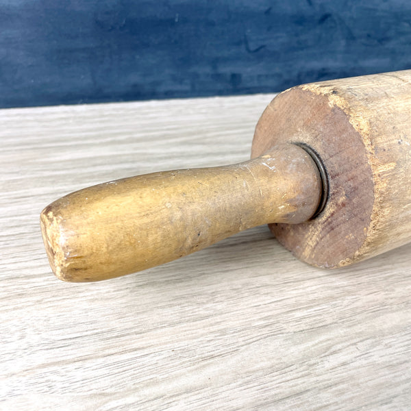 Vintage primitive extra large wooden rolling pin - NextStage Vintage