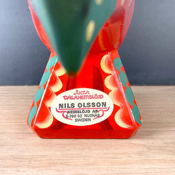 Original Nils Olsson rooster - 17" tall - handpainted vintage - NextStage Vintage