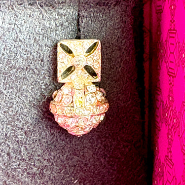Royal coronation orb inspired pierced earrings - Historic Royal Palaces - NextStage Vintage