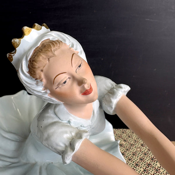 Royal Swan Collection Ballerina 40114 - 1950s vintage figurine - hand made in Italy