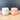 Russell Wright American Modern coral pink and gray salt and pepper set - NextStage Vintage