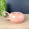 Russell Wright Steubenville American Modern coral pink sugar bowl - NextStage Vintage
