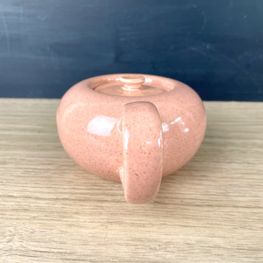 Russell Wright Steubenville American Modern coral pink sugar bowl - NextStage Vintage