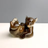 Lomonosov Russian reclining bear figurine - NextStage Vintage