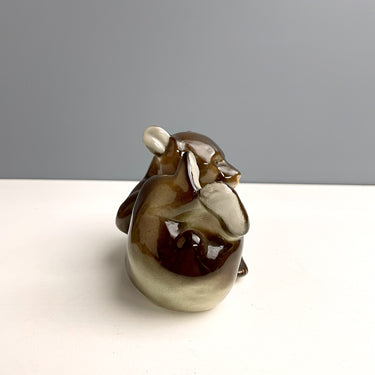 Lomonosov Russian reclining bear figurine - NextStage Vintage