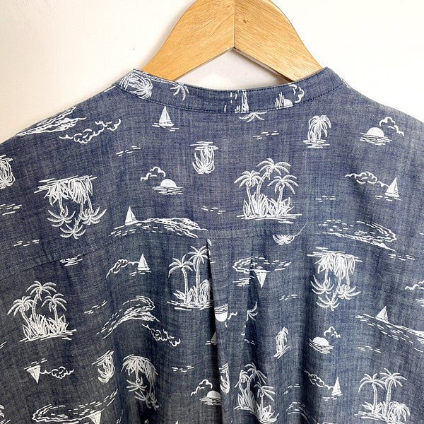 Lands' End sailboat and palms print tunic - NextStage Vintage