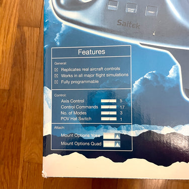 Saitek pro flight yoke system - flight simulator accessories - NextStage Vintage