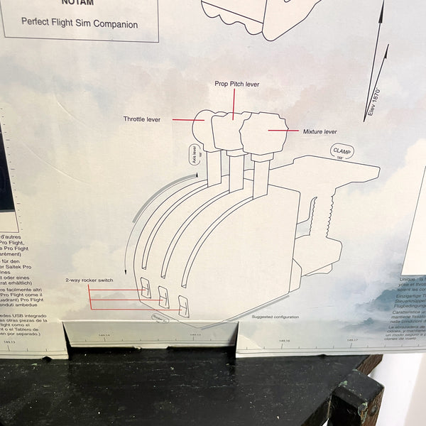 Saitek pro flight yoke system - flight simulator accessories