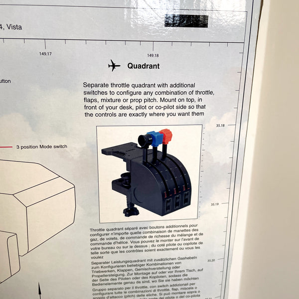 Saitek pro flight yoke system - flight simulator accessories