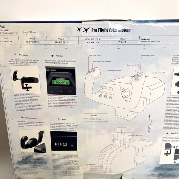 Saitek pro flight yoke system - flight simulator accessories