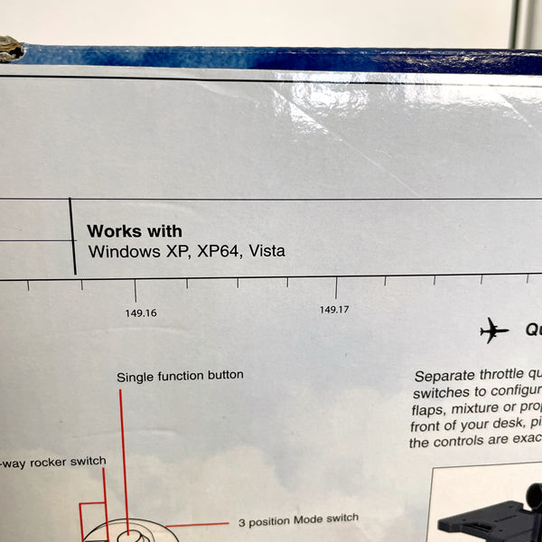 Saitek pro flight yoke system - flight simulator accessories