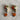 Sajen sterling silver post pierced dangle earrings - honey red stones - NextStage Vintage
