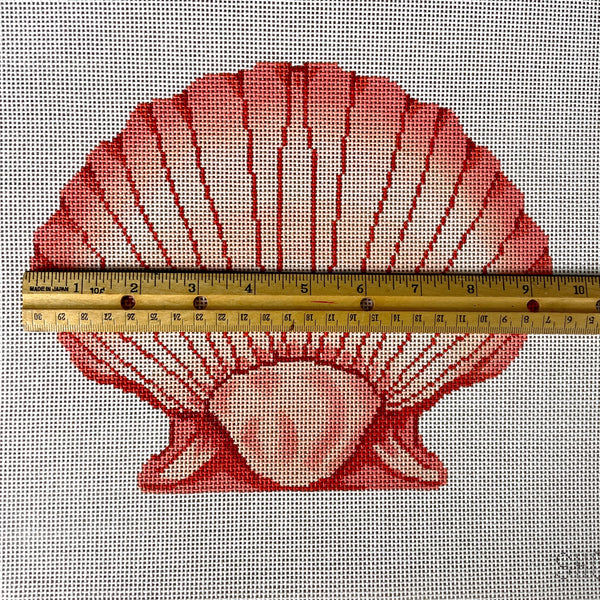 Trubey Scallop Seashell #2 needlepoint canvas - #SH02 - NextStage Vintage