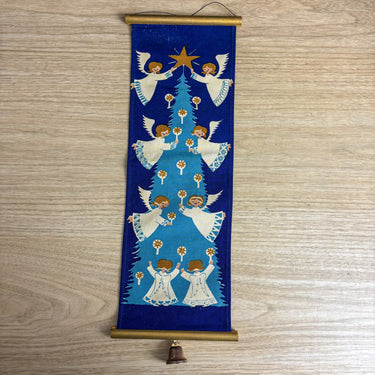 Vintage Aase og Preben Jangaard Denmark Christmas Angels Wall Hanging Bell MCM
