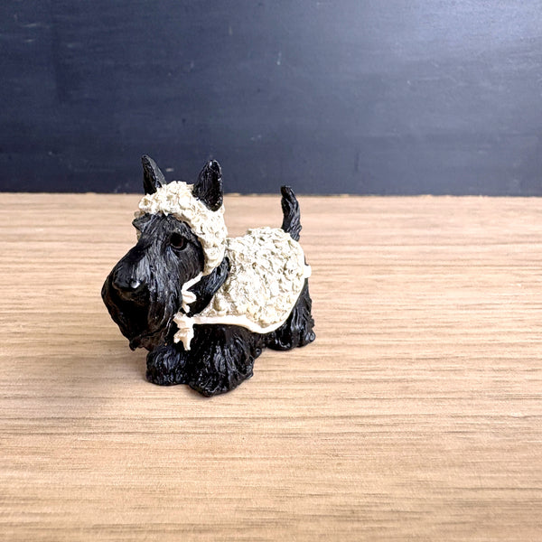 Big Sky Carvers Dogtivity II Scottie Lamb figurine