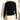 Black and gold dolman sleeve vintage sweater - size M-L - NextStage Vintage