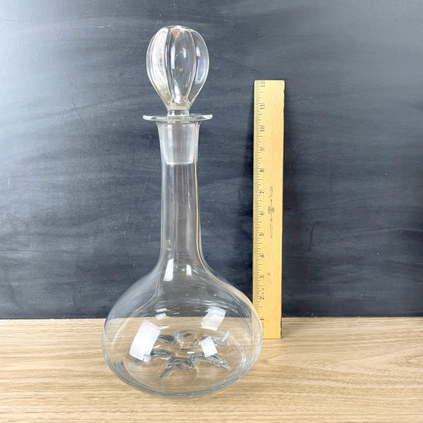 Crystal ships decanter - 1970s vintage - NextStage Vintage