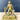 Gilt metal shoeshine boy match holder - turn of century antique - NextStage Vintage