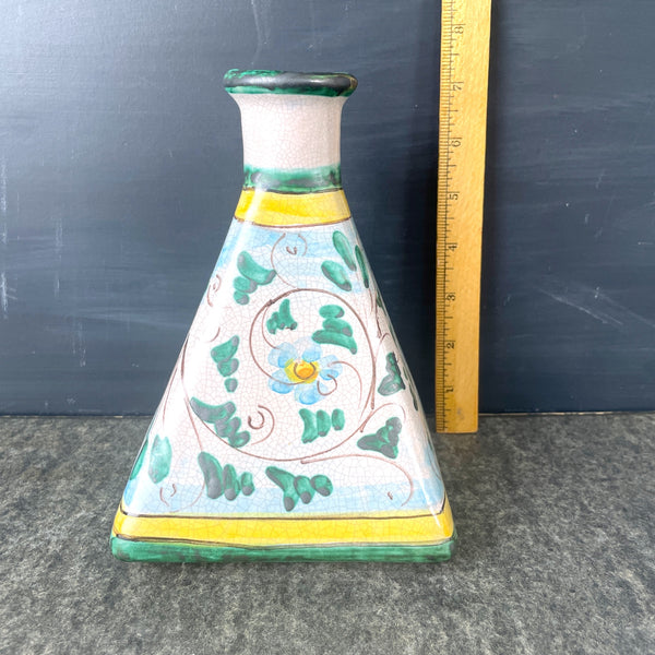 L'artibigianato di Doreta Erice Sicilian pottery vase - vintage Italian pottery - NextStage Vintage