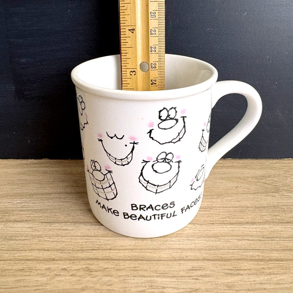 Hallmark 1985 Braces Make Beautiful Faces mug - Japan - Mug Mates