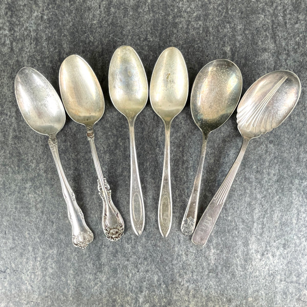 Silverplate serving utensils mix and match lot - 16 pieces - NextStage Vintage