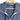 Skull pattern cotton hoodie jacket - Denim & Flower - size M - NextStage Vintage