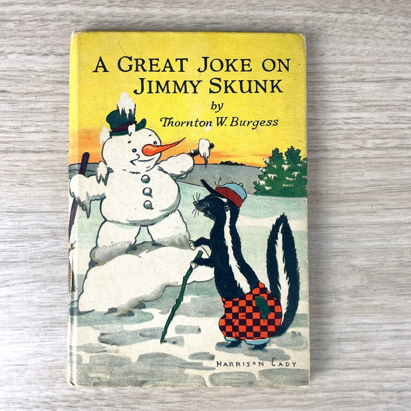 A Great Joke on Jimmy Skunk - Thornton Burgess - Harrison Cady - NextStage Vintage