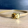 Narrow Genuine Snakeskin Belt, Made in Taiwan, ROC - 1980s Vintage - NextStage Vintage
