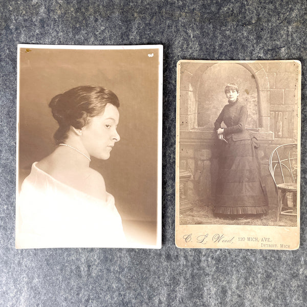 Snapshots, portraits and cabinet cards - people - turn of the century - NextStage Vintage